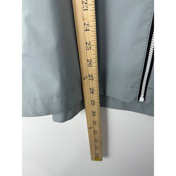 FootJoy DryJoys HydroLite Full-Zip Golf Rain Jacket Men’s Size Large Gray Black - Picture 6 of 8